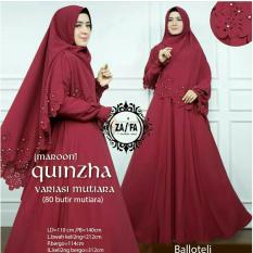 Gamis pesta - Fashion Baju muslim wanita terbaru promo - Busui - Maxi spandek cut lsr - Gamis spandek cut lsr - XL