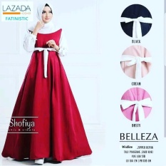 Baju Muslim Wanita Belleza Warna Maroon Ukuran ( M )