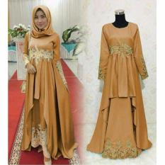 Baju Muslimah Pesta Latin - GOLD