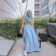 Baju Orginal Ocha Overall Balotely Rok Wanita Muslim Modern Jumsuit Panjang Muslimah Simple Trend 2018