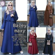 Baju Original Baley Dress Balotely Gamis Panjang Hijab Casual Pakaian Wanita Muslim Modern Maxy Terbaru Tahun 2018