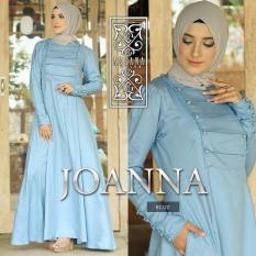 Baju Original Joana Dress Balotely Gamis Panjang Hijab Casual Pakaian Wanita Muslim Modern Maxy Terbaru Tahun 2018