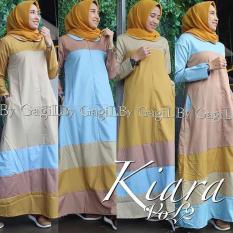 Baju Original Kiara Vol 2 Dress Balotely Gamis Panjang Hijab Casual Pakaian Wanita Muslim Modern Maxy Terbaru Tahun 2018