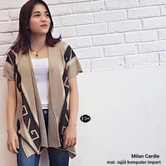 Baju Original Milan Cardie Rajut Komputer Import Cardigan Rajut Baju Hangat Rajut Premium Tebal Outer Rajut