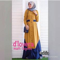 Baju Original Nabila Vol 2 Dress Balotely Gamis Panjang Hijab Casual Pakaian Wanita Muslim Modern Maxy Terbaru Tahun 2018