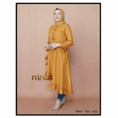 Baju Original Ninos Tunik Balloteli Gamis Panjang Hijab Casual Pakaian Wanita Hijab Modern