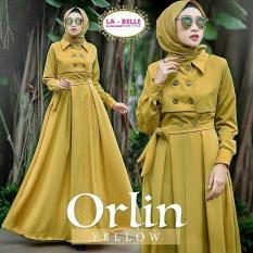 Baju Original Orlin Dress Balotely Gamis Panjang Hijab Casual Pakaian Wanita Muslim Modern Maxy Terbaru Tahun 2018