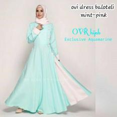 Baju Original Ovi Dress Balotely Gamis Panjang Hijab Casual Pakaian Wanita Muslim Modern Maxy Terbaru Tahun 2018