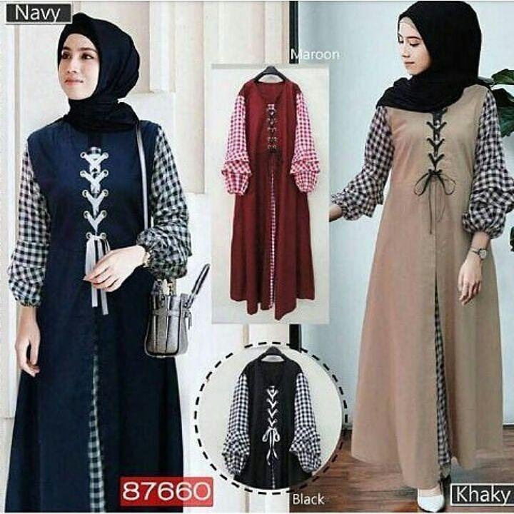 Baju Original Soimah Dress Balotely Gamis Panjang Hijab Casual Pakaian Wanita Muslim Modern Maxy Terbaru Tahun 2018   