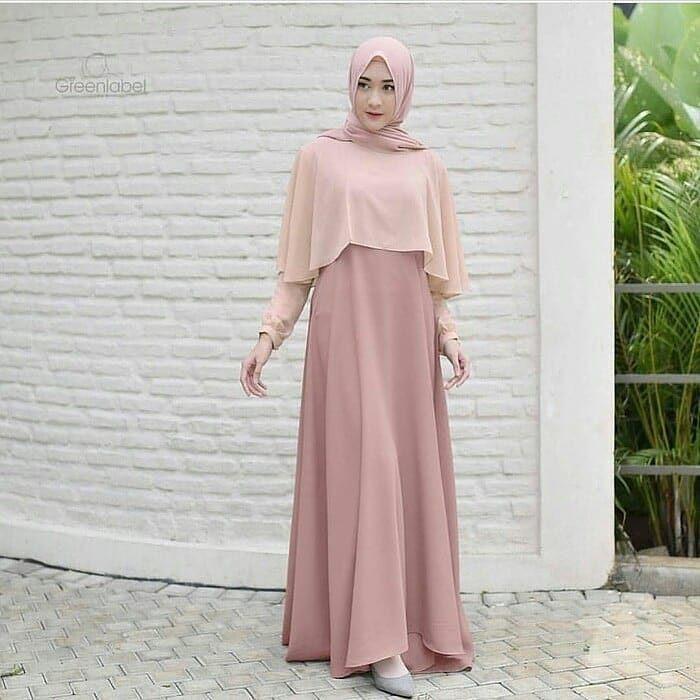 Baju Original Swing Dress Balotely Gamis Panjang Hijab Casual Pakaian Wanita Muslim Modern Maxy Terbaru Tahun 2018   