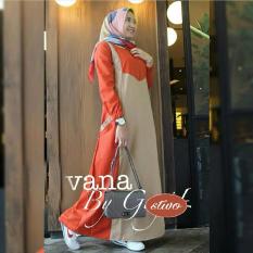 Baju Original Vana Dress Balotelly Gamis Panjang Hijab Casual Pakaian Wanita Terbaru Tahun 2018