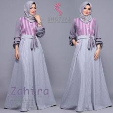 Baju Original Zahira dress Balotely Gamis Panjang Hijab Casual Pakaian Wanita Muslim Modern Maxy Terbaru Tahun 2018