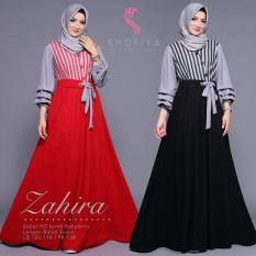 Baju Original Zahira dress Balotely Gamis Panjang Hijab Casual Pakaian Wanita Muslim Modern Maxy Terbaru Tahun 2018