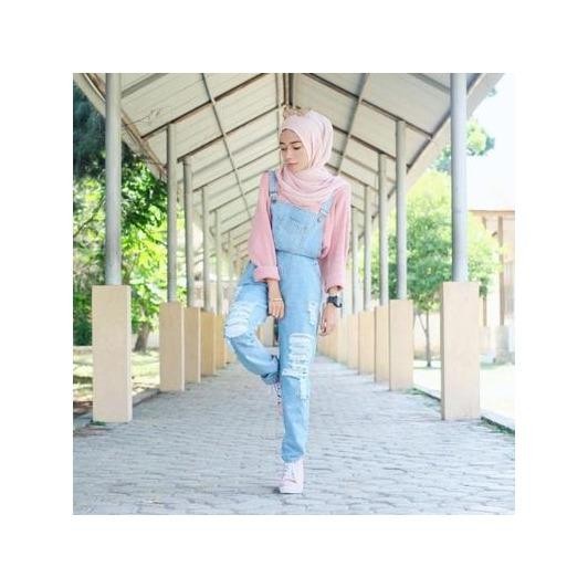Baju Overall Ripped Jeans Tanpa Dalaman - Celana Kodok Baju Kodok Setelan Wanita Muslimah Celana Panjang Casual Jumpsuit Muslim Jumpsuit Murah Baju Overall Ripped Jeans Tanpa Dalaman - Celana Kodok Baju Kodok Setelan Wanita Muslimah Celana Panjang Casual Jumpsuit Muslim Jumpsuit Murah