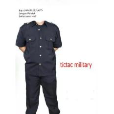 Baju / Pakaian Seragam Safari Lengan Pendek Satpam/ Supir/ Keamanan / Securty