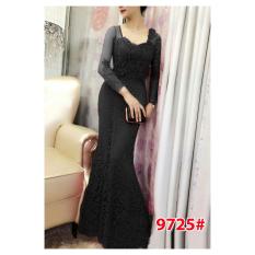 9725# baju pesta import / gaun pesta import / baju pesta brokat / longdress fashion import / gaunpanjang