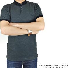 BAJU POLO KERAH KOKO HITAM KOMBINASI POLOS POLOSAN COWOK PRIA