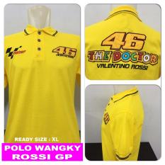 BAJU POLO SHIRT MOTOGP - POLO SHIRT MOTOGP VALENTINO ROSSI GP - XL