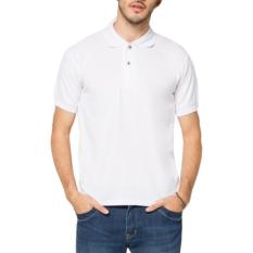 Baju Krah Polos Pria/Wanita Polo Shirt Krah Polos Pendek Putih/Kemeja Pria Casual/Polo Shirt Pria/Atasan Wanita Murah Model Terbaru-JY