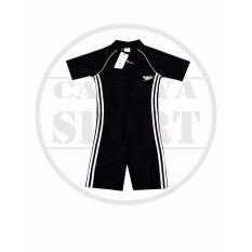BAJU RENANG SPEEDO DIVING HITAM LIST PUTIH