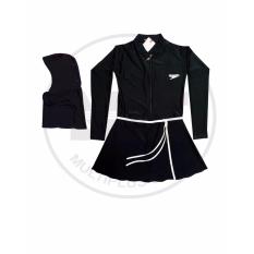 BAJU RENANG SPEEDO MUSLIMAH list PUTIH