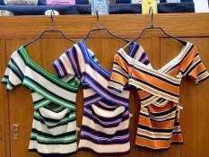 Baju Sabrina Rajut Motif Garis IMPORT High Quality 100{55e037da9a70d2f692182bf73e9ad7c46940d20c7297ef2687c837f7bdb7b002} Smooth