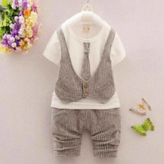 Baju Setelan Anak Laki Laki Rompi Import/Kids Fashion/Baju Bayi Balita