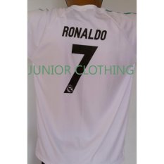 baju setelan bola anak anak real madrid ukuran 10,12,14