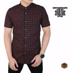 bajuku murah short maroon batik kemeja pantai pria motif kembang kemeja pria tangan pendek motif kembang bunga kerah lipat short slevees long sleeves kemeja distro kerja kantor casual formal atasan pria fashion pria kaos oblong superhero kemeja pantai