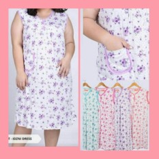 baju tidur import singlet jumbo, pakaian wanita bigsize gendut, baju daster cewek gemuk, dress bunga