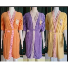 baju tidur kimono handuk jumbo, piyama kimono polos murah xl, xxl, big size, dewasa grosir murah