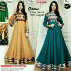 Baju Wanita Longdress Gamis Balotelli Songket Maxidress