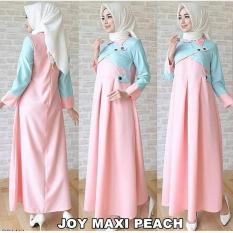 BAJU WANITA MURAH JOY MAXI PEACH BAJU WANITA GROSIR TANAH ABANG