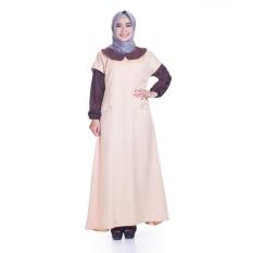 BAJU WANITA MURAH REINA DRESS CREAM BAJU WANITA GROSIR TANAH ABANG