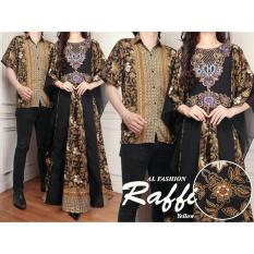 BajuReady 1004 BAJU COUPLE BATIK MODERN PAKAIAN PASANGAN KELUARGA SARIMBIT KEMEJA KOKO MAXI MAXY DRESS KAFTAN GROSIR TANAH ABANG