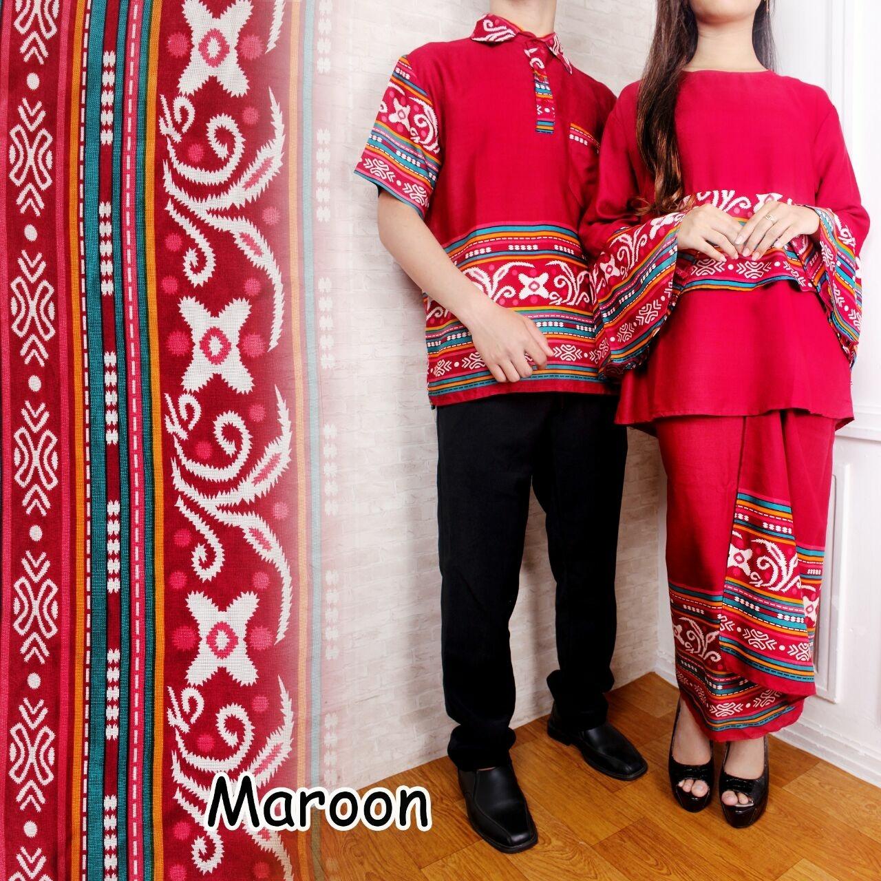 BajuReady 1039 BAJU COUPLE PASANGAN KELUARGA BATIK MODERN SARIMBIT KEMEJA HEM PRIA COWOK KOKO LENGAN PENDEK PAKAIAN MUSLIM ATASAN BLOUSE WANITA CEWEK PANJANG ROK LILIT BUSANA PESTA KONDANGAN LEBARAN JAMAN ZAMAN NOW KEKINIAN BAHAN KATUN RAYON