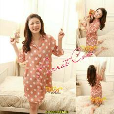 Bajutidur Daster Kemeja / Baju tidur Kancing / Piyama Lingerie Satin