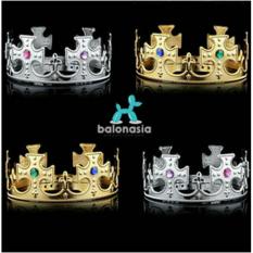 Balonasia Accessories Pesta Mahkota KIng - Gold