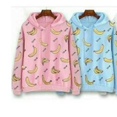 Jaket/Sweater&Cardigan Wanita/Rompi Wanita/Jacket Wanita/Jaket Parasut Wanita/Kemeja Couple Family/Couple Family/Hoodii Couple Family/Jas Pria/Jacket Pria/Sweater&Cardigan Couple/Cardigan Pria SWEATER MURAH BANANA HODIE PINK SWEATER