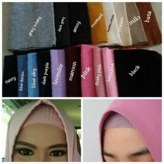 5 PcsBandana Rajut/Ciput Rajut/Daleman Kerudung murah nyaman tidakpusing anpus bonus
