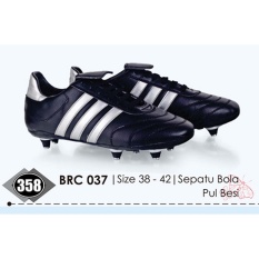 Baricco BRC 037 sepatu sneaker/bola pria Sintetis - bagus&keren (Black)