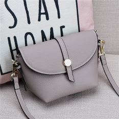 Baru Korea Fashion Style Super Selempang Miring Tas Longchamp Tas Kecil (Abu-abu)