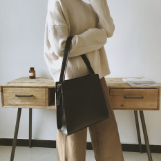 Baru Perempuan Baru Tas Tangan Tas Besar (Hitam (Koleksi Sopan))