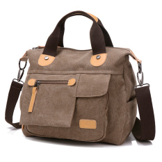 Yiku Tas Selempang/Tas Jinjing Wanita Kain Kanvas Modern (Coklat 1117 kanvas tas) Tas Tas Wanita Tas Selempang Wanita Tas Mini Wanita