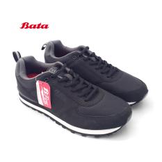 Bata B.FIrst 6565 Sepatu Sekolah Anak Tali Hitam Polos