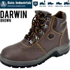 BATA DARWIN BROWN COKELAT COKLAT SEPATU SAFETY SHOES INDUSTRIALS MURAH - A5VE0I