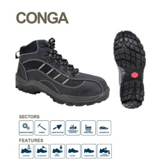 Bata Industrial CONGA Safety Shoes - Black
