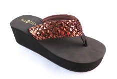 Bata Sandal Karet Wanita 572-4082 - Coklat
