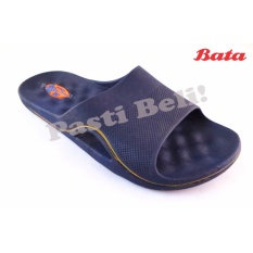Bata Sandal Pria Karet Sporty 872-9504 - Biru (Best Seller)