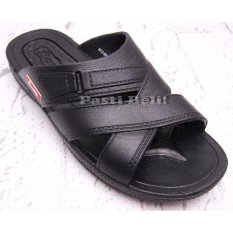 Bata Sandal Pria Karet Keren Hitam 872-6018